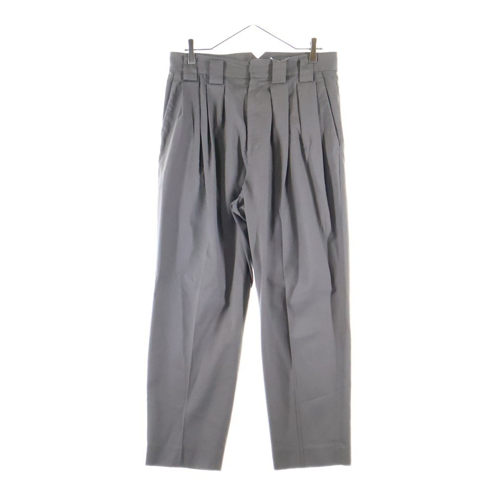Stein シュタイン DOUBLE WIDE TROUSERS ダブル ワイド テーパード スラックス パンツ トラウザー ダークブラウン ST 355-1