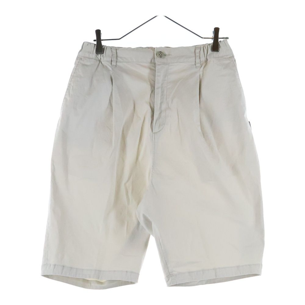 NEIGHBORHOOD ネイバーフッド 22SS TUCK C-ST ジップフライ ワンタック コットン ショーツ ハーフパンツ ホワイト 221AQNH-PTM07