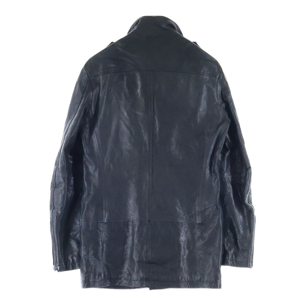 DIET BUTCHER SLIM SKIN ダイエットブッチャー スリムスキン 09AW STRANGE BIRDS ハイネック レザージャケット ブラック