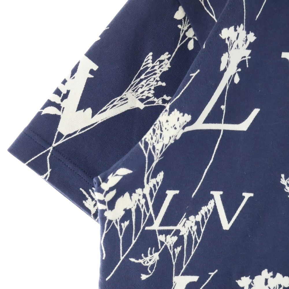 ルイヴィトン20SSリーフ柄tシャツ ルイヴィトン LVリーフディスチャージ総柄Tシャツ S LOUIS VUITTON