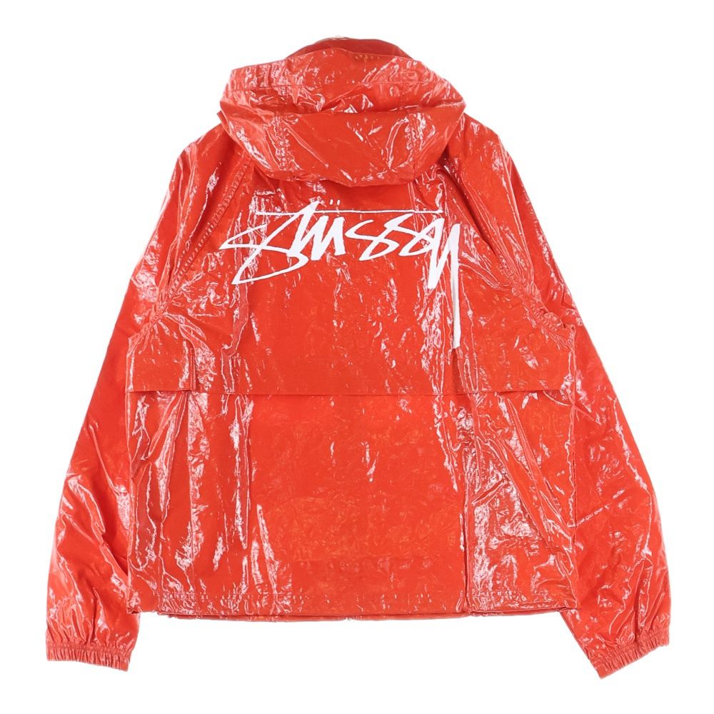 STUSSY ステューシー 24SS Beach Shell Coated Ripstop 115765 ビーチシェルコーテッドリップストップジャケット レッド