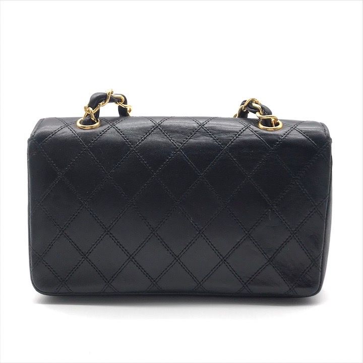 CHANEL シャネル デカココマーク マトラッセ ビコローレ プッシュロック チェーン ショルダー バッグ ブラック 鞄 BAG k6822