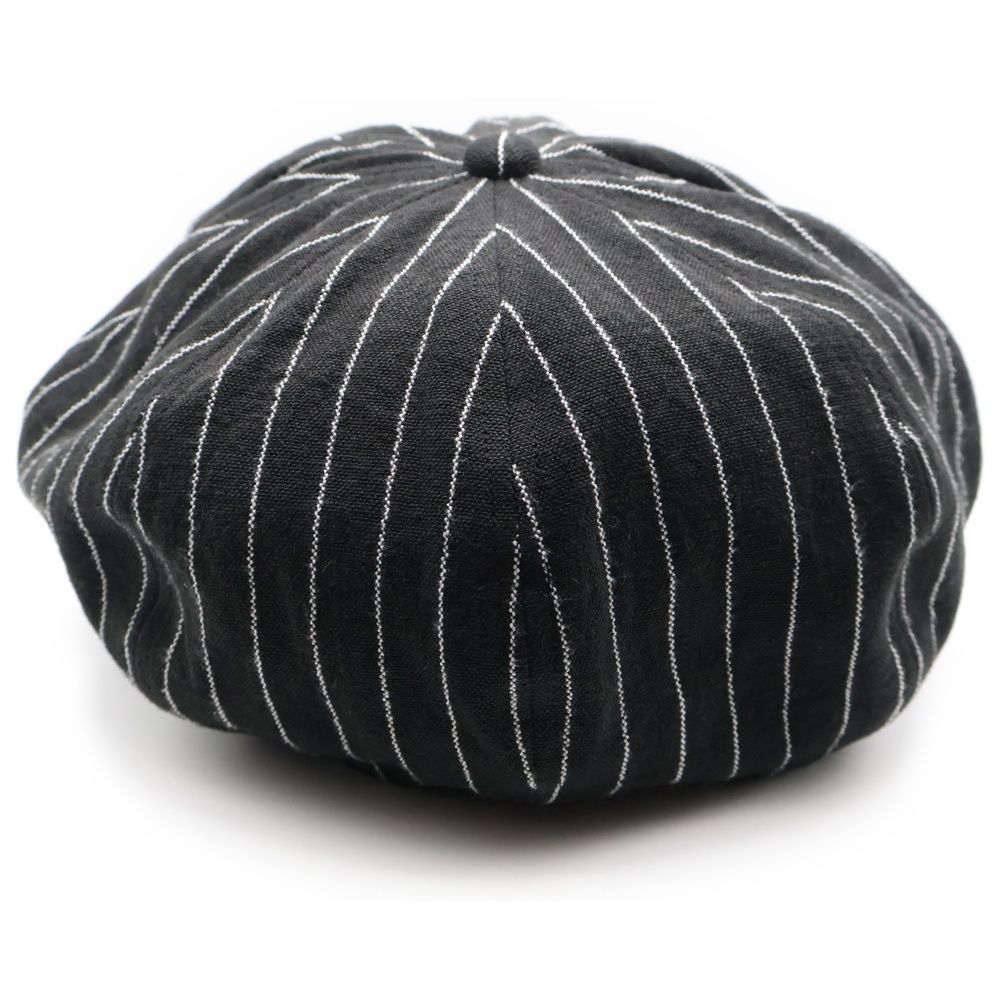 ISAMU KATAYAMA BACKLASH イサムカタヤマバックラッシュ リネンキャスケット 帽子 ブラック 874-01