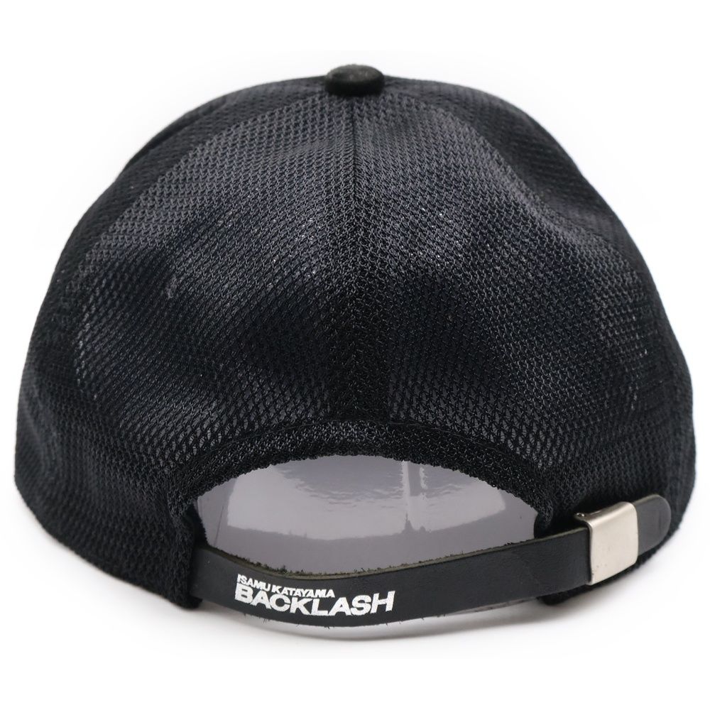 ISAMU KATAYAMA BACKLASH イサムカタヤマバックラッシュ 23SS KANGAROO SUEDE CAP レオパード柄 カンガルースウェード メッシュトラッカーキャップ ブラック ブラウン 869-02