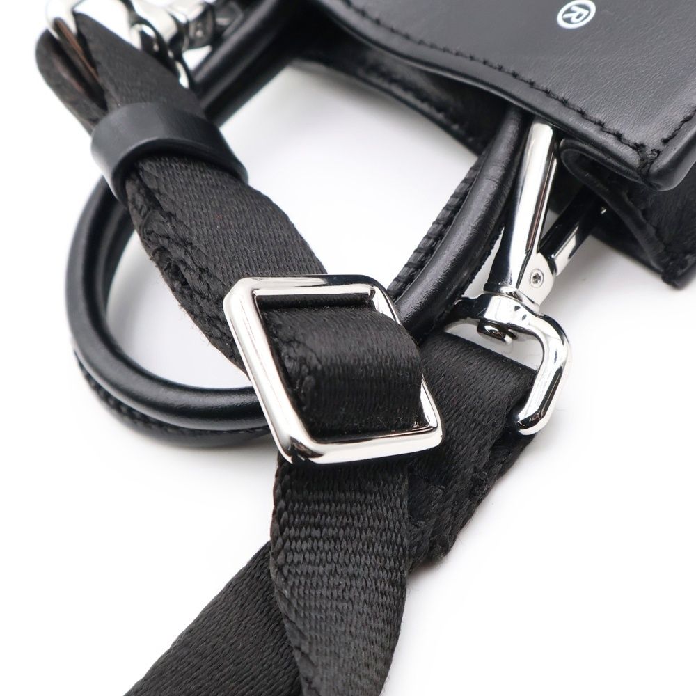 DIESEL (ディーゼル) DSL SHOPPER MIN ロゴプリント 2WAY レザー  