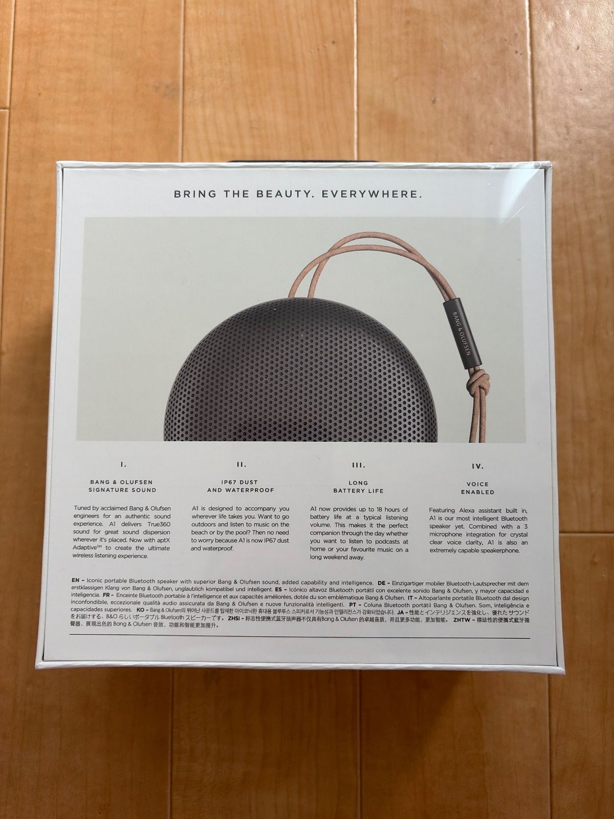 Bang - Olufsen バングアンドオルフセン スピーカー bluetooth ワイヤレス Beosound A1 2nd Generation BlackAnthracite Amazon Alexa対応