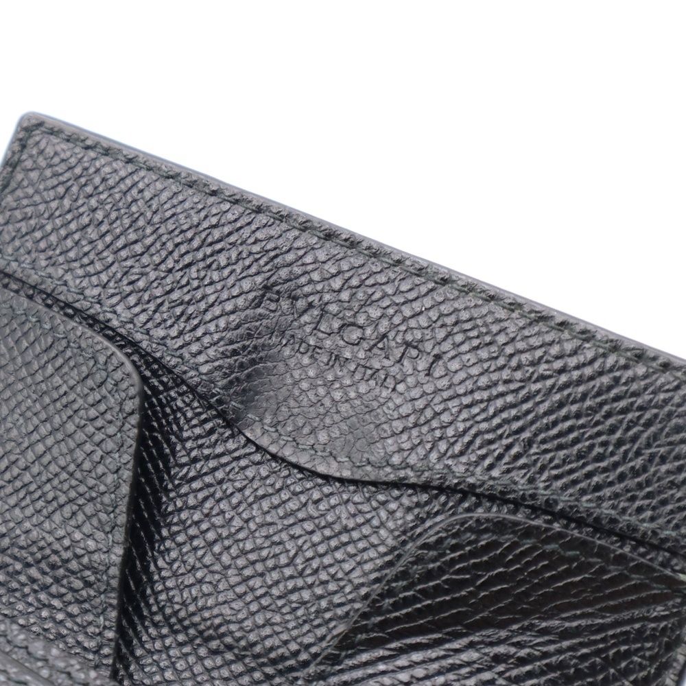 BVLGARI (ブルガリ) ロゴクリップ 二つ折り コインケース ウォレット