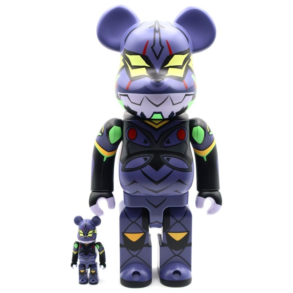 MEDICOM TOY メディコムトイ BE RBRICK ベアブリック エヴァンゲリオン 13号機 新塗装版 - 400 人形 フィギュア パープル