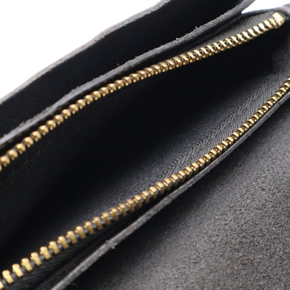 HTC (エイチティーシー) チェーン付き スタッズ レザーロング