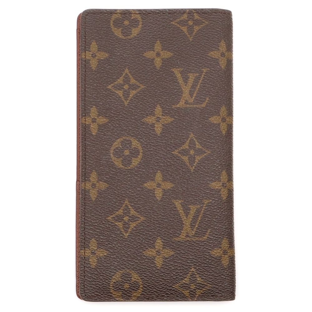 LOUIS VUITTON ルイヴィトン モノグラム ポルトバルールガルトクレディ ウォレット 長財布 ブラウン M61823 CT2019