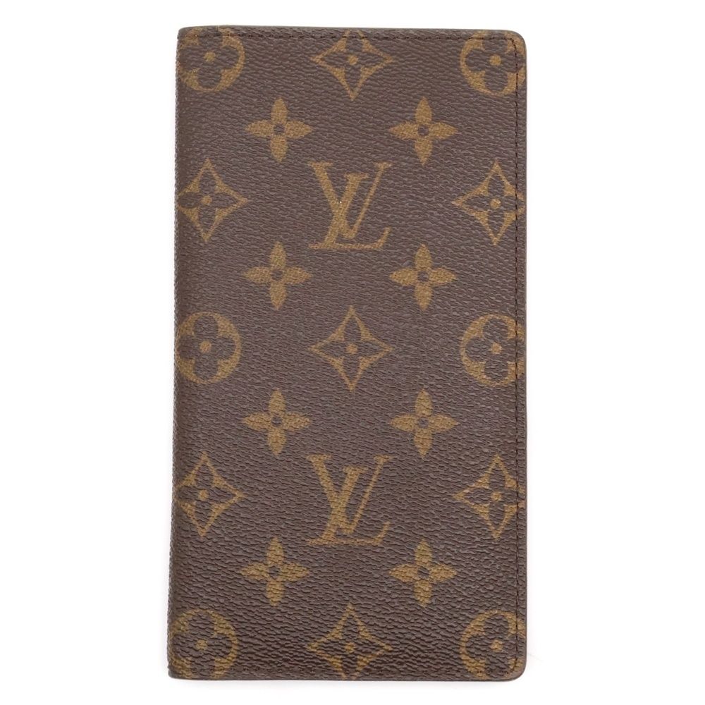 LOUIS VUITTON ルイヴィトン モノグラム ポルトバルールガルトクレディ ウォレット 長財布 ブラウン M61823 CT2019