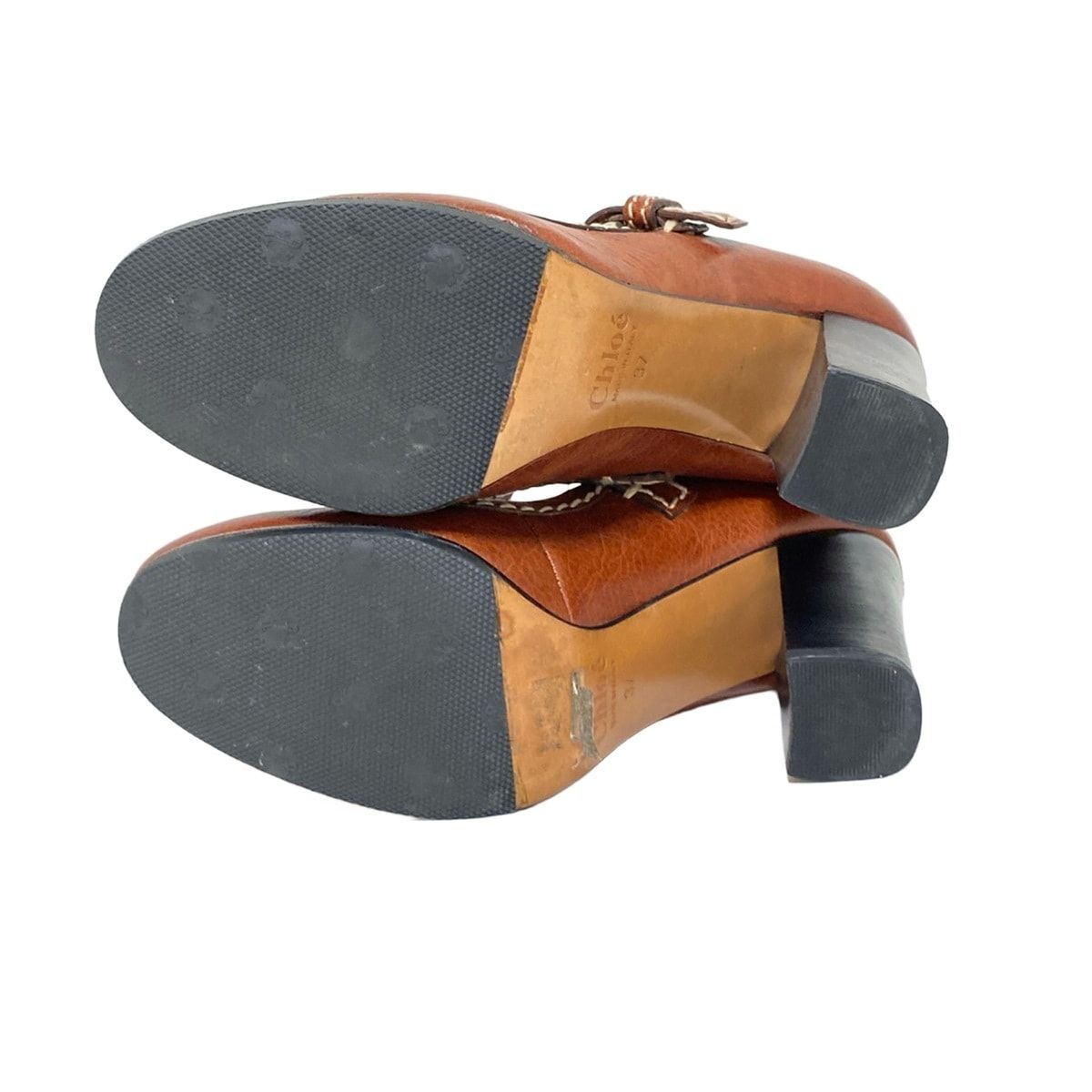 Chloe(クロエ) パンプス 37 レディース - ブラウン アウトソール張替済