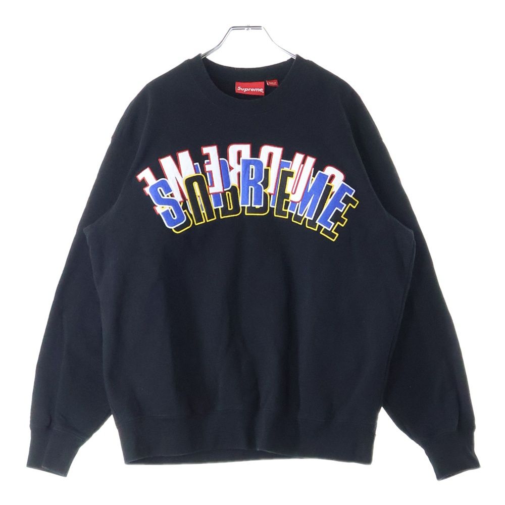 SUPREME (シュプリーム) 21SS Stacked Crewneck スタックロゴ クルー
