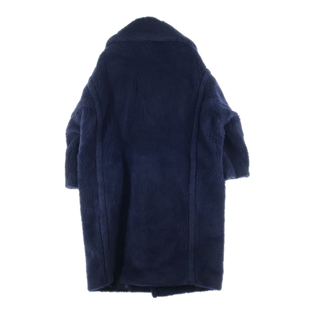 Max Mara マックスマーラ TEDDY BEAR ICON COAT テディベア ロング ボア コート ネイビー 101615036