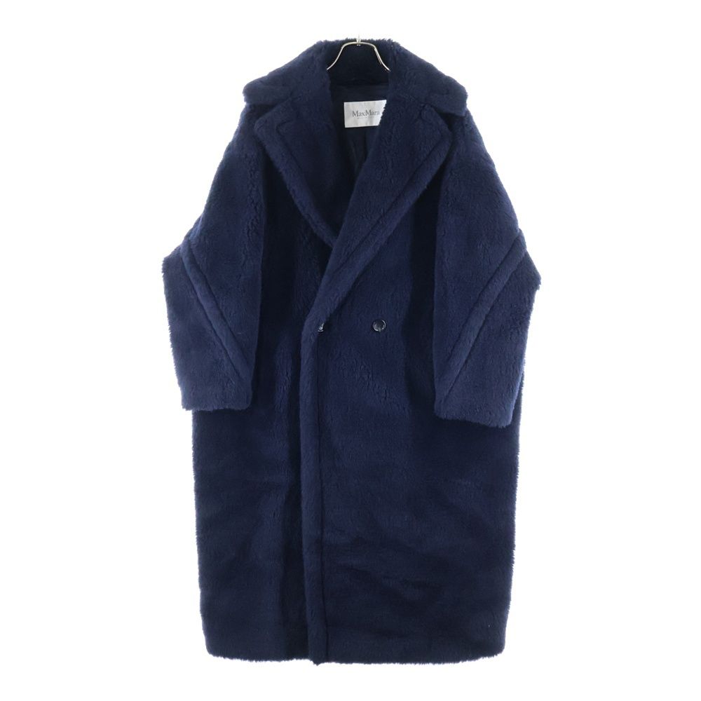 Max Mara マックスマーラ TEDDY BEAR ICON COAT テディベア ロング ボア コート ネイビー 101615036