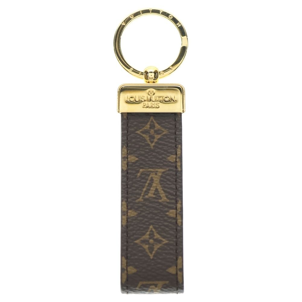 LOUIS VUITTON ルイヴィトン モノグラム ポルトクレ ドラゴンヌ バッグチャーム キーリング キーホルダー M65221 ゴールド金具
