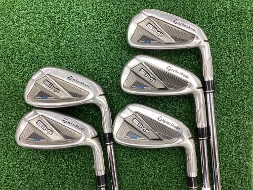 中古】 テーラーメイド SIM2 MAX 5S アイアンセット IR KBS MAX MT85