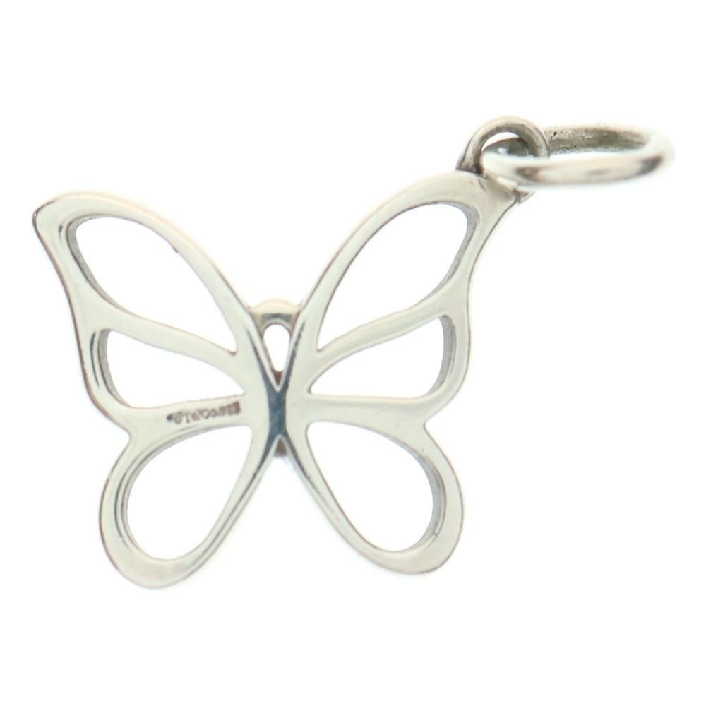 TIFFANY Co ティファニー オープンバタフライ ネックレストップ シルバー レディース