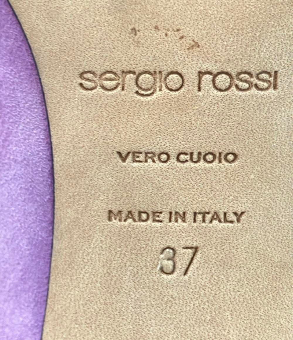 Sergio rossi 37サイズ セルジオロッシ Sergio Rossi ミュール シューズ ポインテッドトゥ
