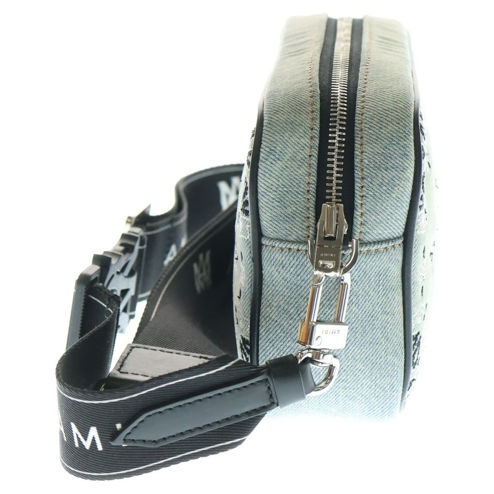 AMIRI キャンバス　バンダナ　バックパック　ペイズリー　アミリ AMIRI - Leather-Trimmed Embroidered Canvas Backpack Amiri