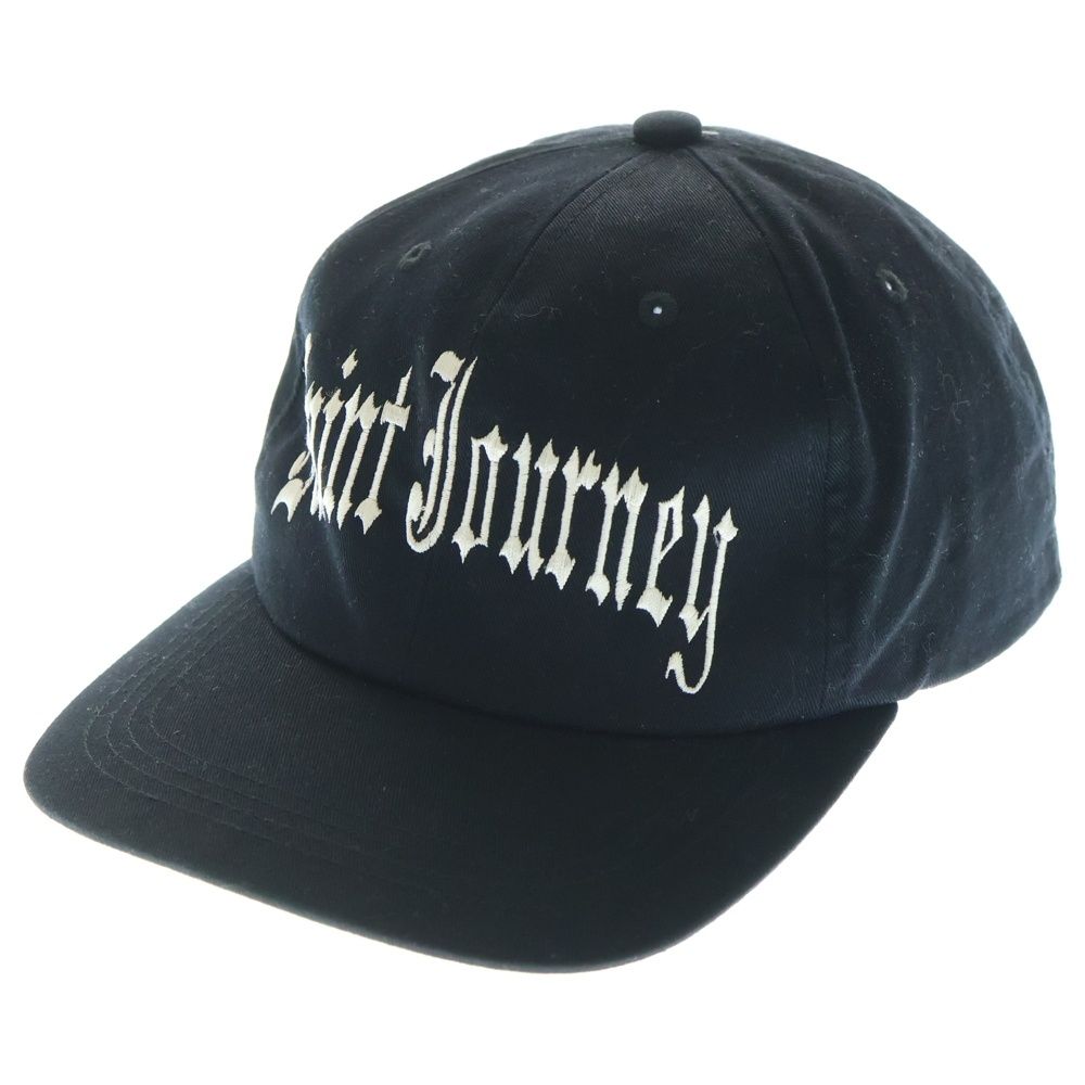 SAINT MICHAEL セントマイケル 24AW SAINT JOURNEY CAP SM-YS1-0000-076 ロゴ刺繍帽子 キャップ ブラック