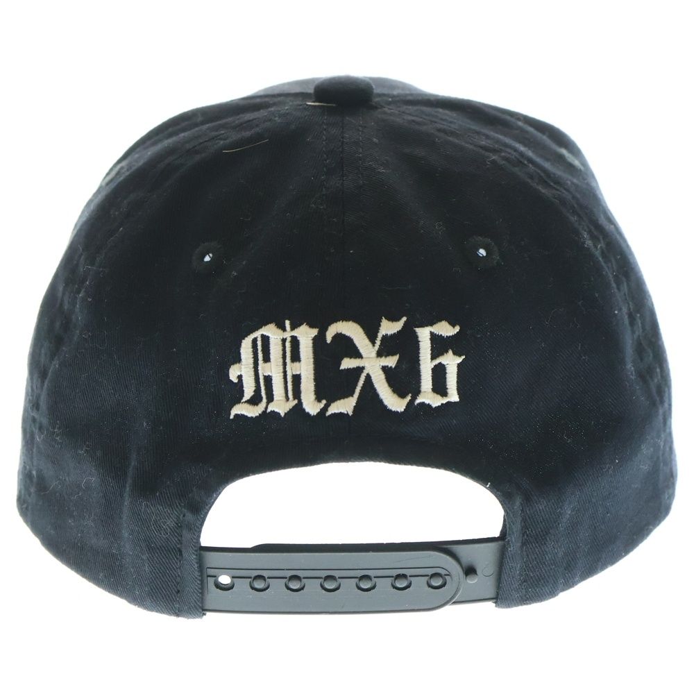 SAINT MICHAEL セントマイケル 24AW SAINT JOURNEY CAP SM-YS1-0000-076 ロゴ刺繍帽子 キャップ ブラック