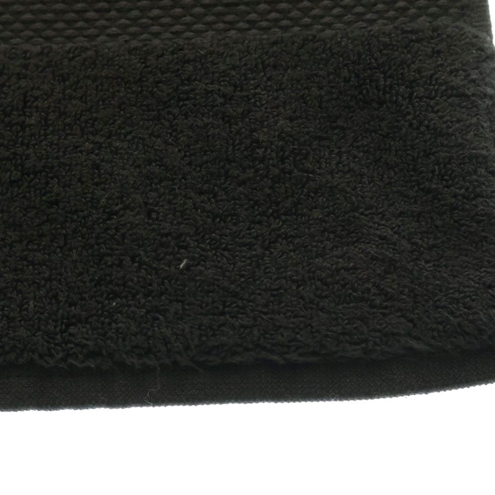 Chrome Hearts フェイスタオル ブラック CHROME HEARTS (クロムハーツ) ホースシュー刺繍 コットン バスタオル