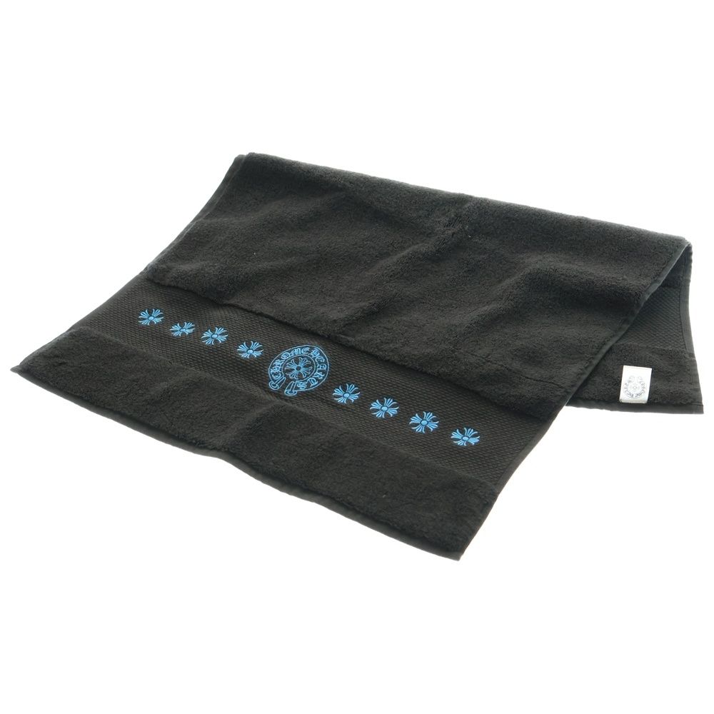 CHROME HEARTS (クロムハーツ) ホースシュー刺繍 コットン バスタオル