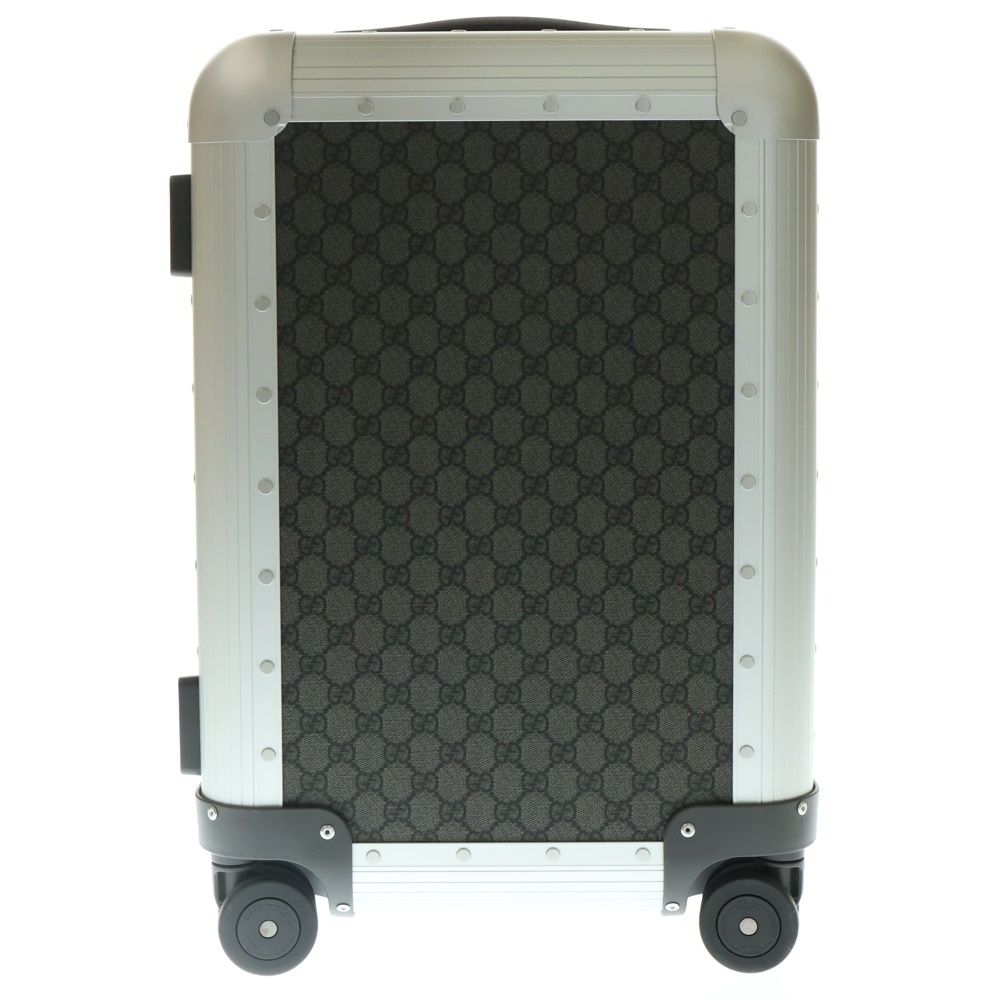 GUCCI グッチ GGスプリーム キャビン トロリー スーツケース キャリーケース ブラック シルバー 743841