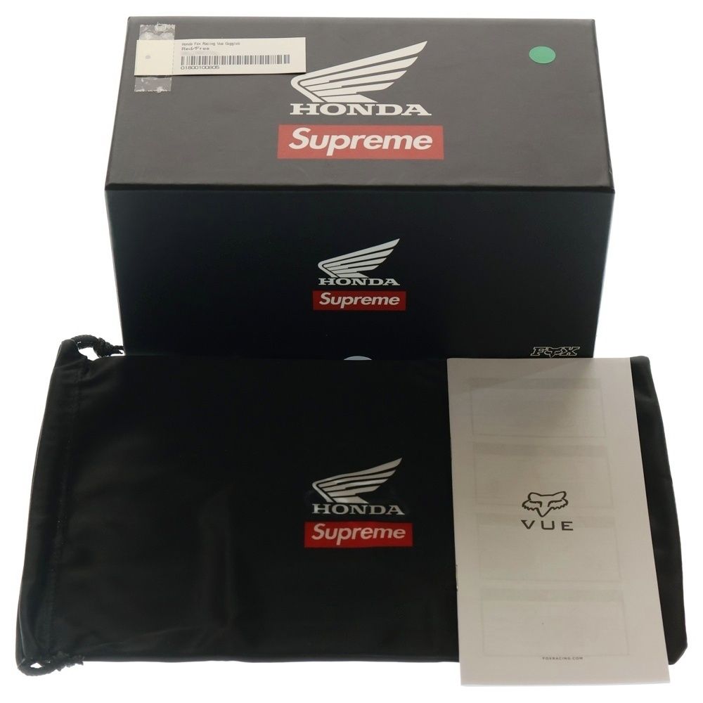 SUPREME シュプリーム 19AW Honda Fox Racing Vue Goggles ホンダ フォックスレーシング ヴュー ゴーグル レッド SUPREME (シュプリーム) 19AW Honda Fox Racing Vue Goggles ホンダ