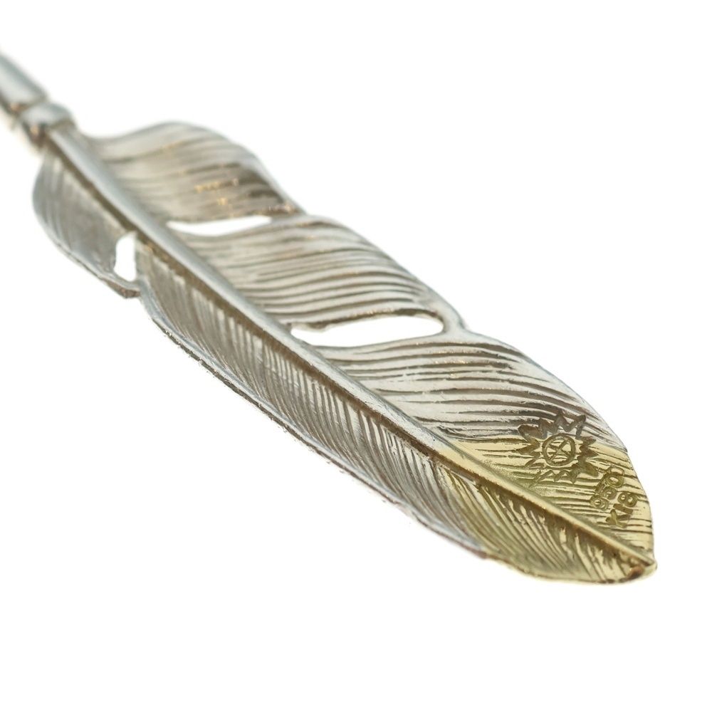  REDMAN レッドマン 先金 中フェザー 右向き ネックレストップ シルバー ゴールド RM 103 R SG その他 アクセサリー