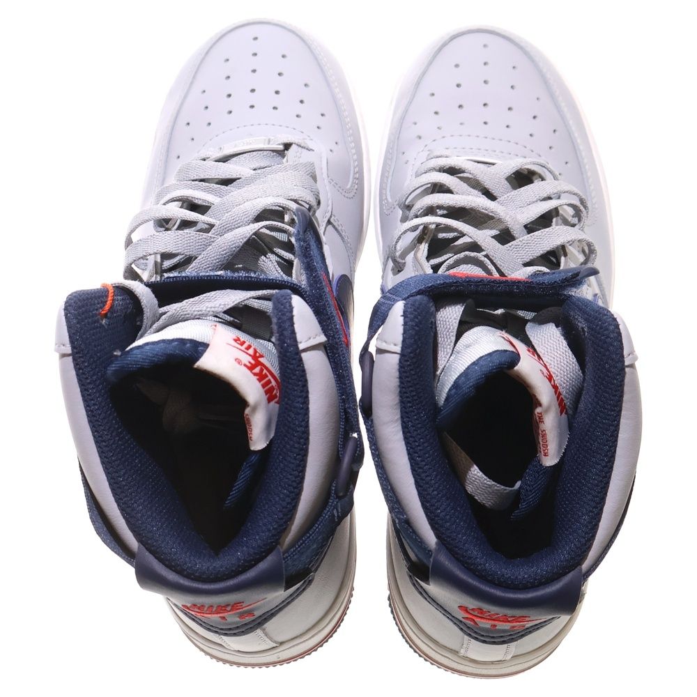  NIKE ナイキ AIR FORCE 1 HIGH ウルフグレー ユニバーシティレッド ホワイト カレッジネイビー DZ 7338-001 スニーカー 靴