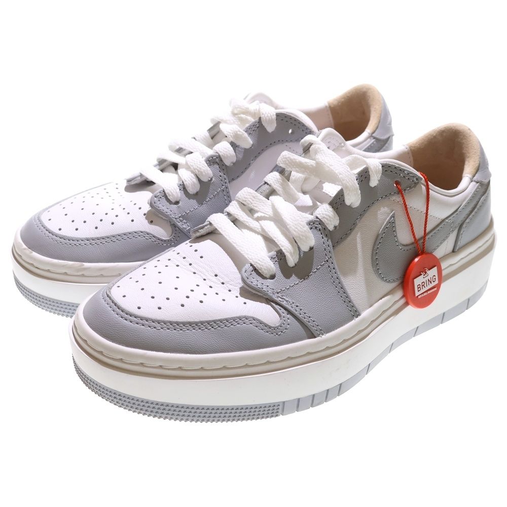 NIKE ナイキ WMNS 1 Elevate Low Wolf Grey ウィメンズ エアジョーダン1 エレベート ローカットシューズ スニーカー ホワイト グレー US 7 24 cm DH 7004-100