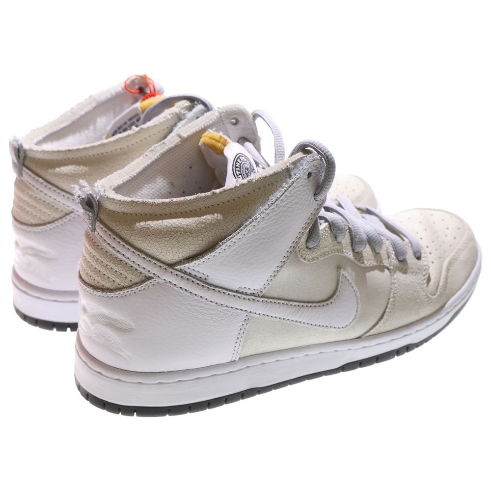 NIKE SB (ナイキエスビー) &times;ANTIHERO DUNK HIGH QS WHITE HM5837-100 アンタイヒーロー ダンク ハイカットスニーカー US9.5/27.5cm ホワイト/ベージュ