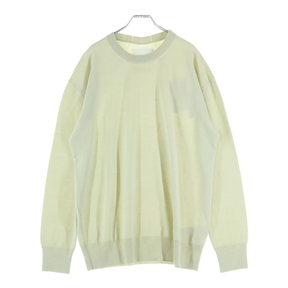 JIL SANDER ジルサンダー 23AW SWEATER CN LS クルーネック ウールニットセーター グリーン J23GP0003 J14532