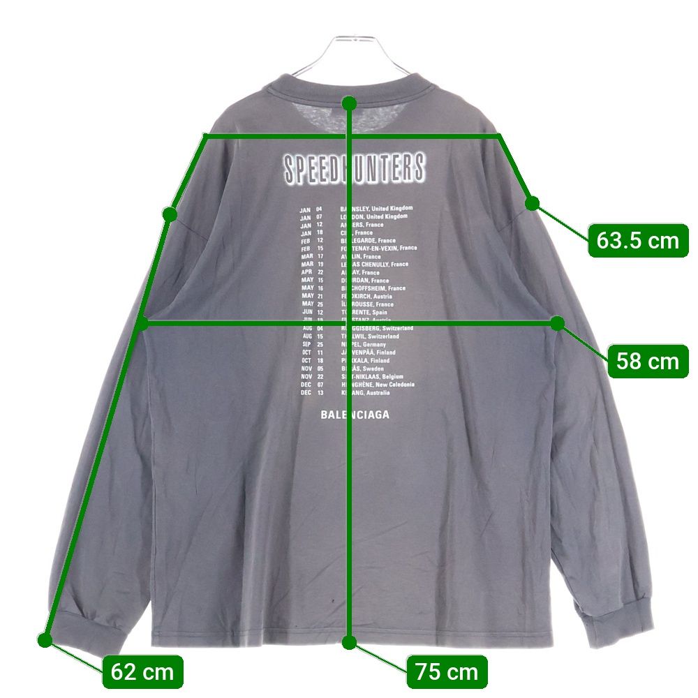 BALENCIAGA (バレンシアガ) 18AW Speedhunters Oversized Long Sleeve