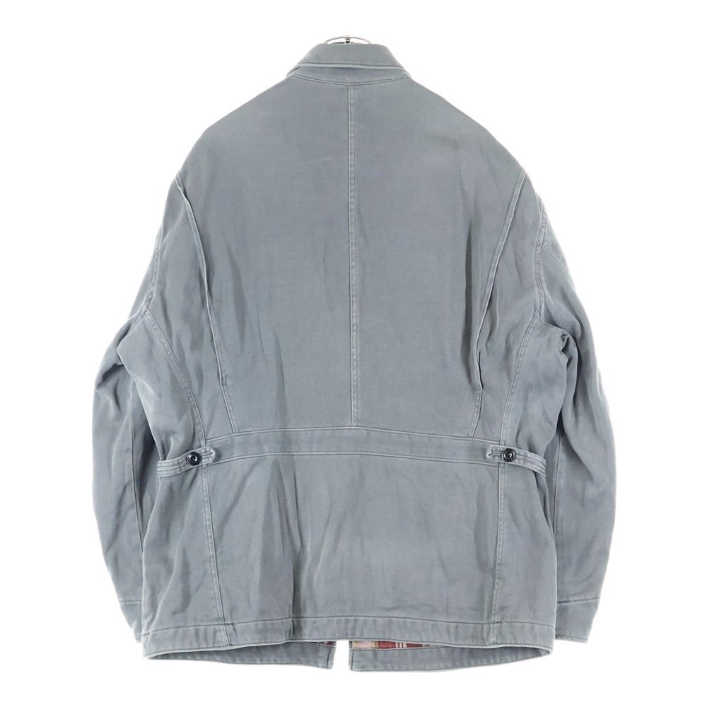 RRL ダブルアールエル 90S VINTAGE FLANNEL LINER WORK JACKET フランネル ライナー ジップアップ ワーク ジャケット グレー