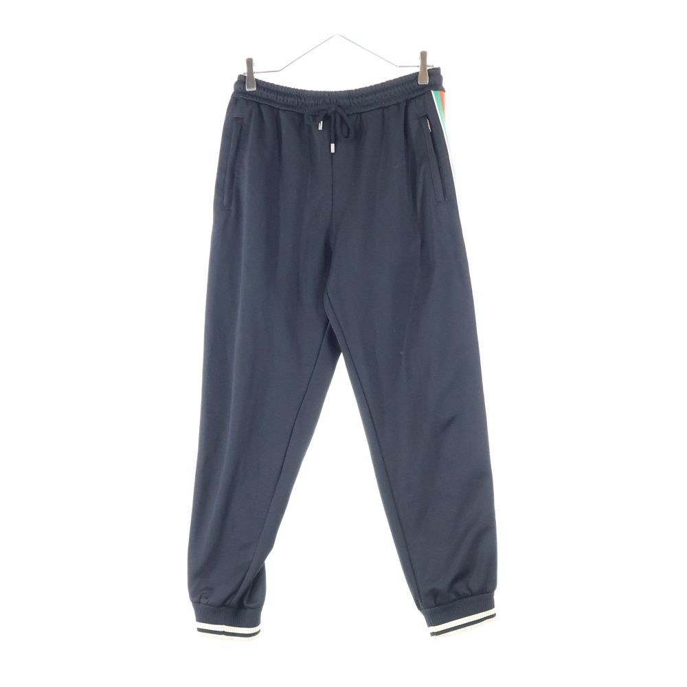 GUCCI グッチ Technical Jersey Track Pants テクニカルジャージー ライントラックパンツ ブラック 698426 XJEES
