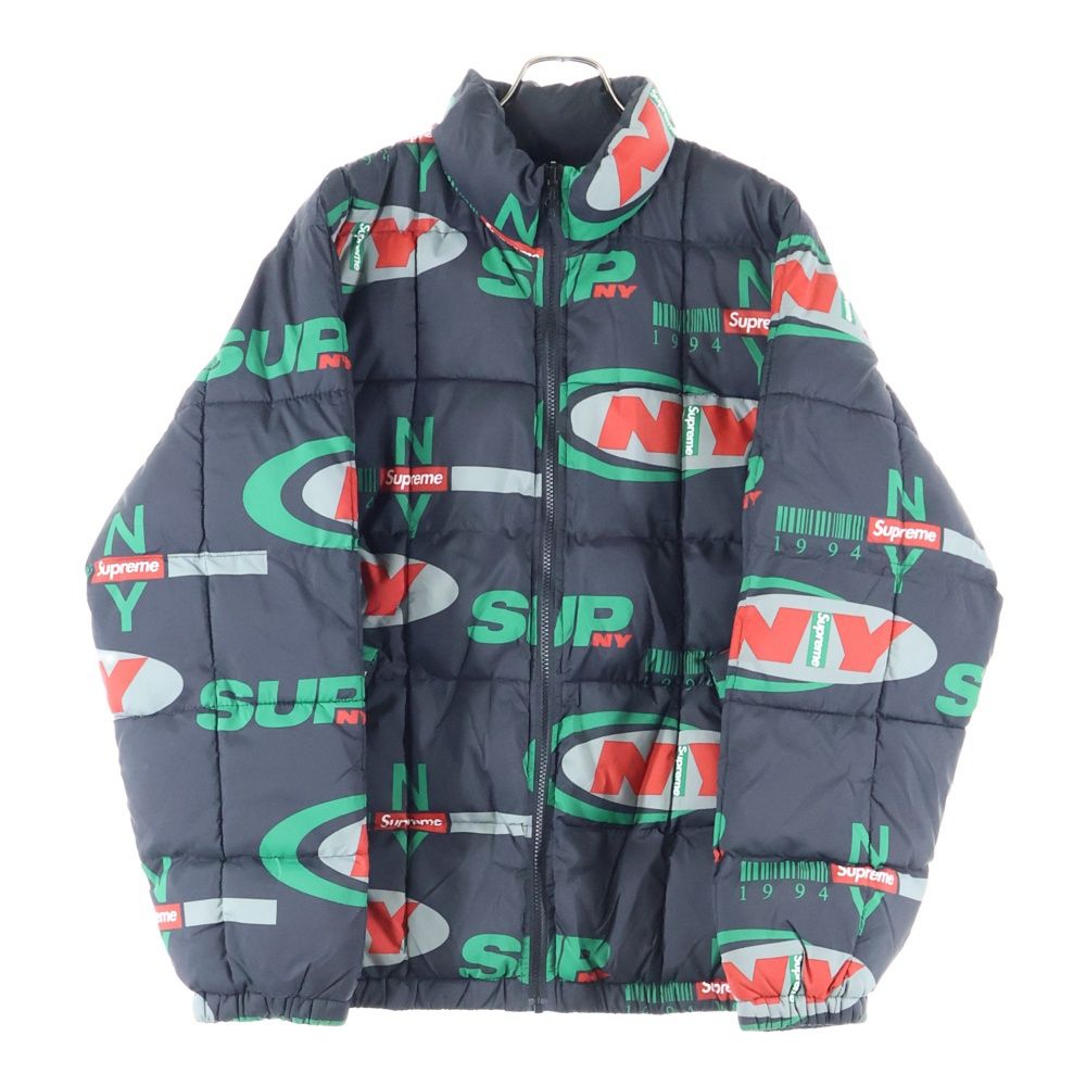 SUPREME シュプリーム 18AW NY Reversible Puffy Jacket リバーシブルジャケット ブラック