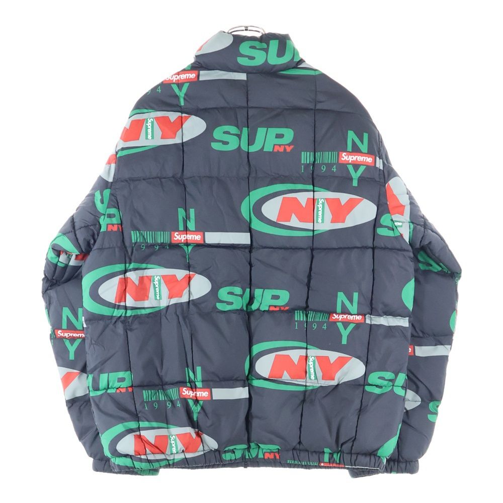 SUPREME シュプリーム 18AW NY Reversible Puffy Jacket リバーシブルジャケット ブラック