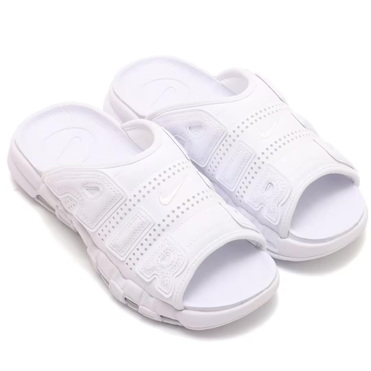 ナイキ エア モア アップテンポ スライド AIRMORE UPTEMPO SLIDE ホワイト ホワイト FD9883-101 ナイキジャパン 30.0cm ホワイト ホワイト 30.0 cm