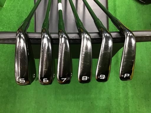 【中古】 テーラーメイド Taylor Made P・790 BLACK(2023) 6S アイアンセット IR TM MCI 80 BK (フレックスS) メンズ 男性用 右利き 右用 Cランク ゴルフクラブ