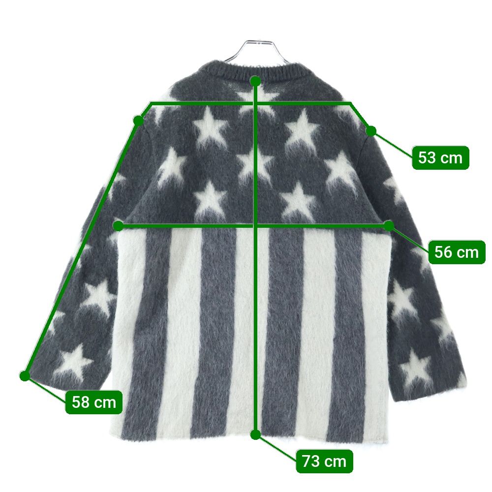 LOUIS VUITTON USAフラッグモヘアニットセーター LOUIS VUITTON USAフラッグモヘアニットセーター