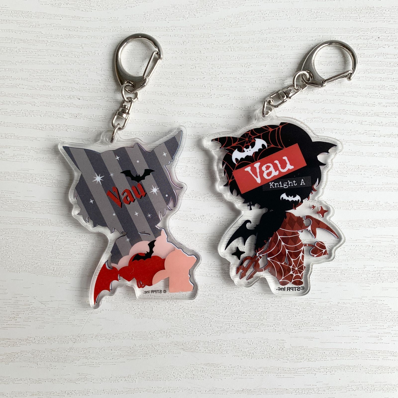 騎士X ばぁうくん アクリルキーホルダー セット ハロウィン チャーム