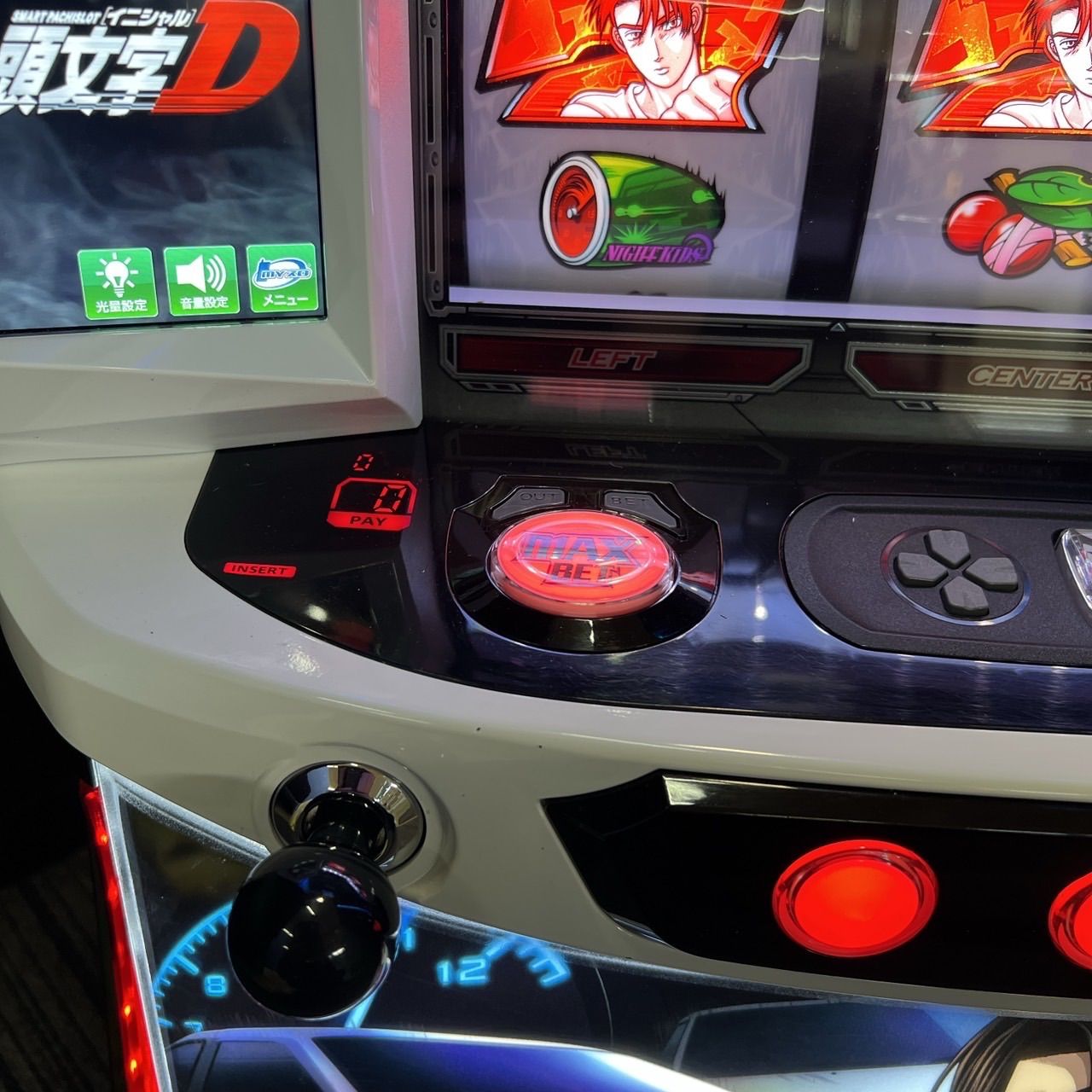 パチスロ実機　Ｌ　スマスロ頭文字Ｄ２ｎｄ　スマスロユニット付き パチスロ実機 L スマスロ頭文字D2nd スマスロユニット付き 頭文字