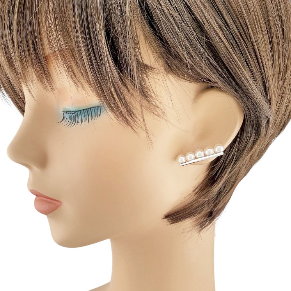 タサキ ピアス 18金 K 18ホワイトゴールド パール レディース TASAKI