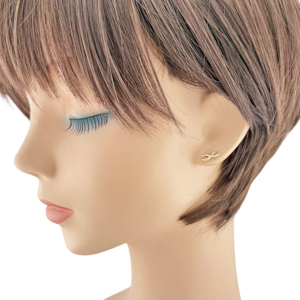 ティファニー インフィニティ ピアス 18金 K 18イエローゴールド レディース TIFFANY-Co.