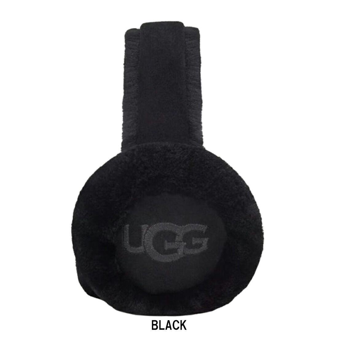 UGG アグ イヤーマフ 耳あて イヤマフ シープスキン もこもこ ロゴ エンブロイダリー 防寒 ギフト 通勤 通学 Sheepskin Embroidery Earmuff 20955