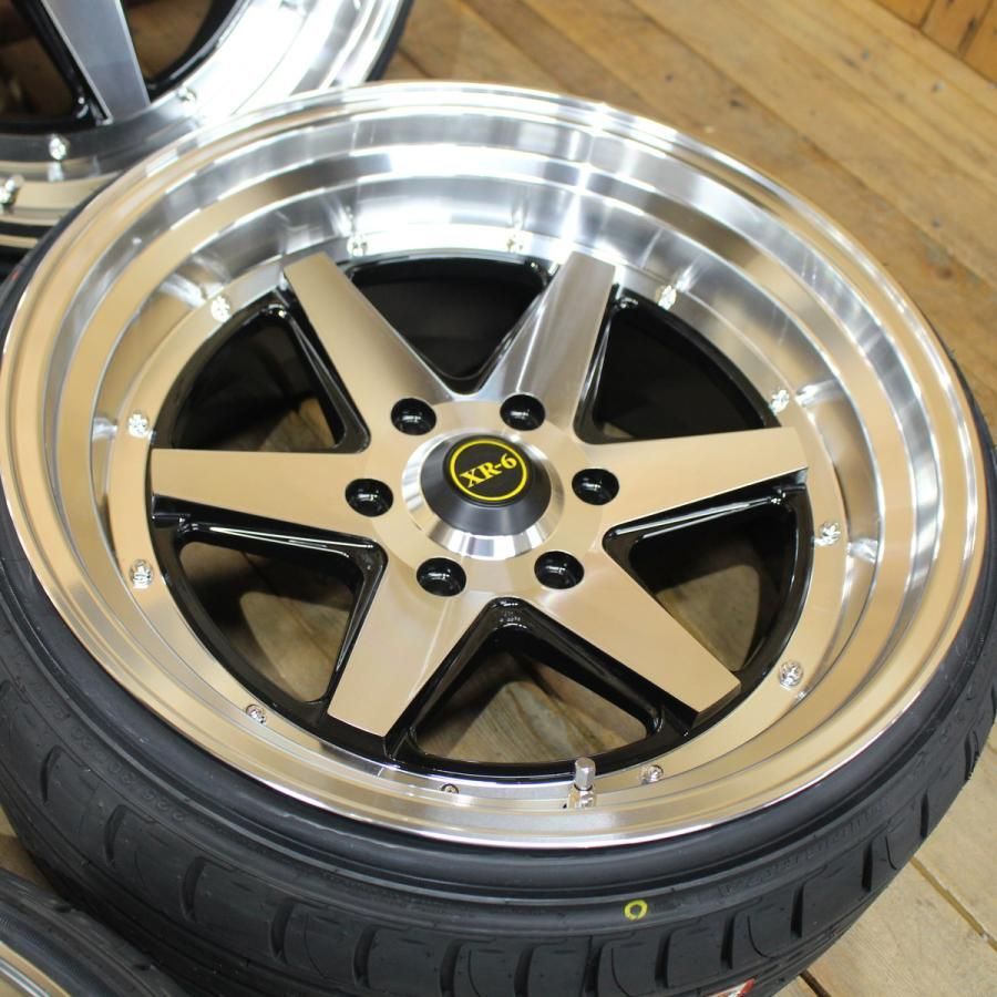  200系 ハイエース オーバーフェンダー等 カスタム車用 ファブレス ヴァローネ XR 6 10 J 8 225 35 R 20 タイヤ ホイール 4本SET 20インチ タイヤ ホイールセット