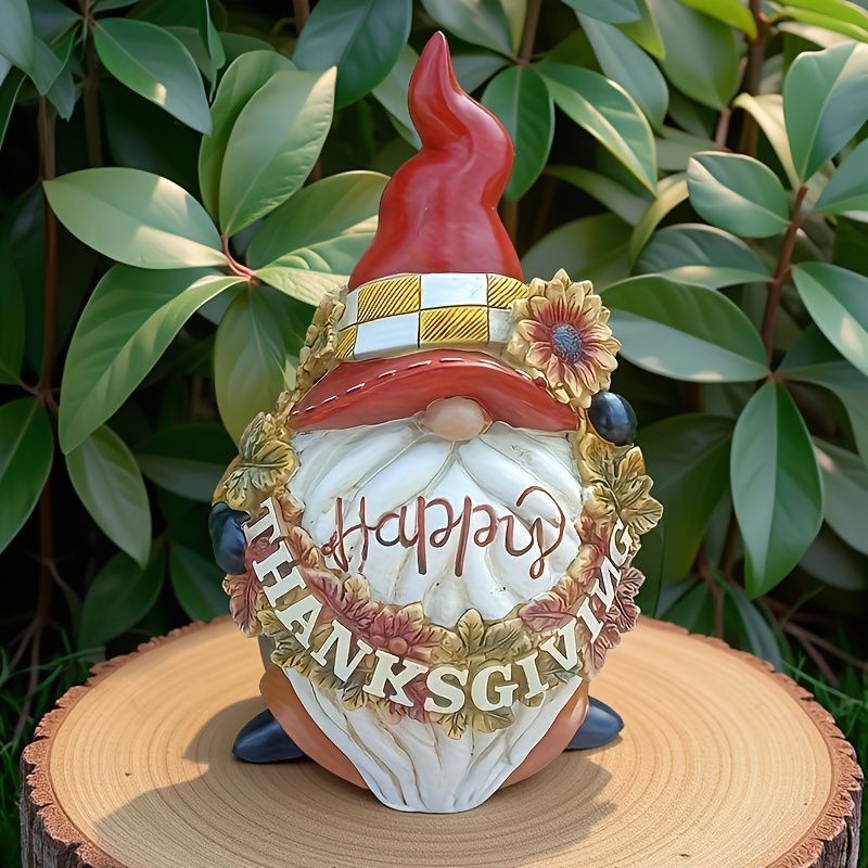 置物 オブジェ ガーデンオーナメント 髭の生えた小人 秋オブジェ 屋外 屋内 室内 インテリア 玄関 リビング ダイニング 装飾 庭 ガーデニング ガーデン ギフト インテリア用品 贈り物 雑貨 樹脂